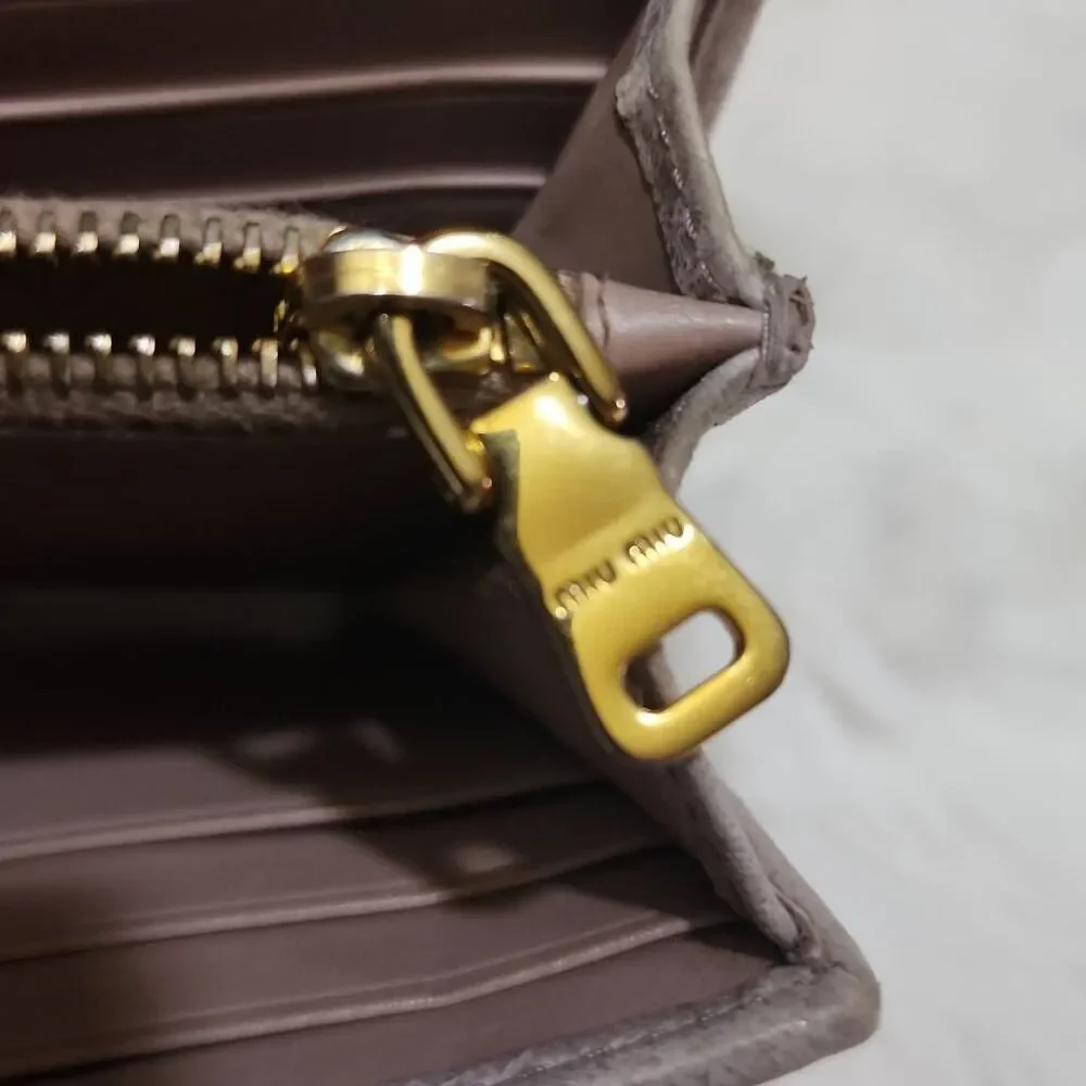 Miu Miu Continental Long Wallet